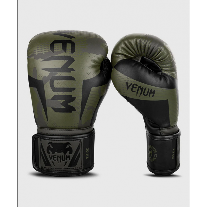 Боксови Ръкавици - Venum Elite Boxing Gloves - Khaki camo​